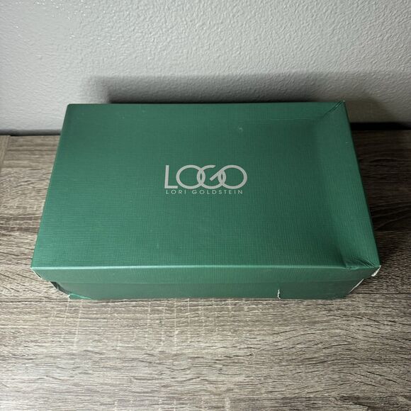 Logo Lori Goldstein Purple Snake Leather Kate Block Heel Pumps 10M- NWB - Picture 3 of 11